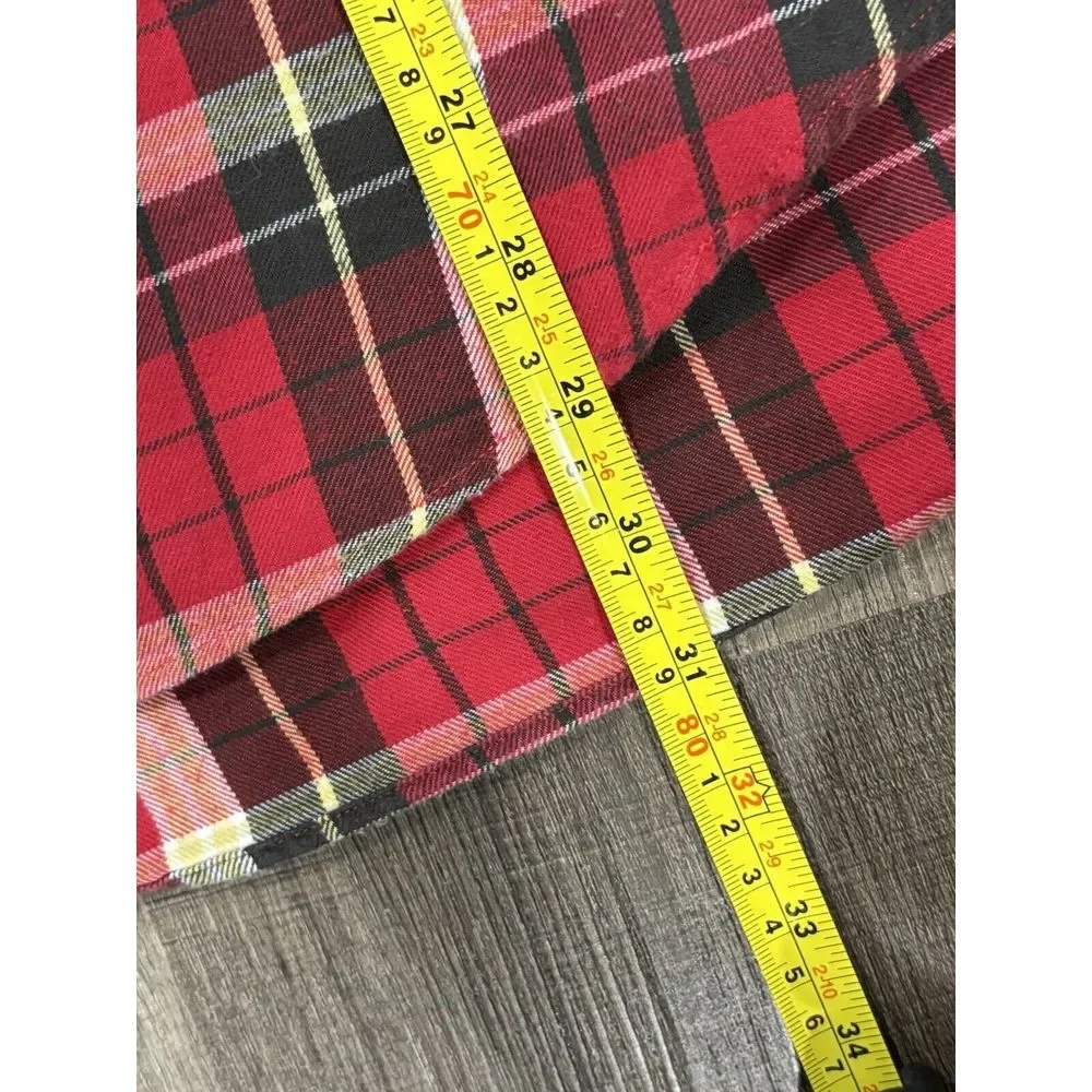 Ralph Lauren Classic Fit Size‎ XL Performance Flannel Men's Long Sleeve Plaid